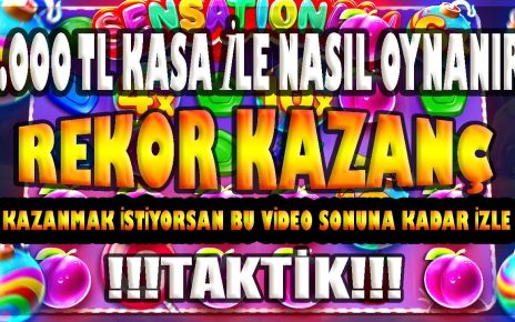 SWEET BONANZA | 1.000 TL Küçük Kasa Yeni Taktik REKOR KAZANÇ | #slot #casino #sweetbonanza #100x#50x