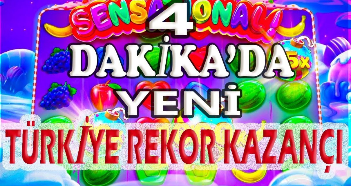 SWEET BONANZA | 4 Dakikada Yeni Türkiye Rekor Kazancım Bigwin | #slot #casino #sweetbonanza #taktik