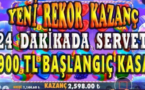 SWEET BONANZA | 900 TL BAŞLANIÇ YENİ REKOR KAZAÇ | #slot #casino #sweetbonanza #50X #taktik #kazanç