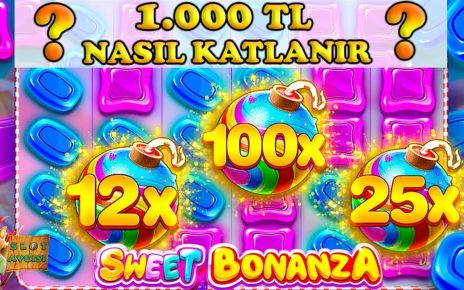 ?SWEET BONANZA?1.000 TL KÜÇÜK KASA ?YÜKSEK KAZANÇ❗#slot #casino #sweetbonanza #taktik #kazanç #100x