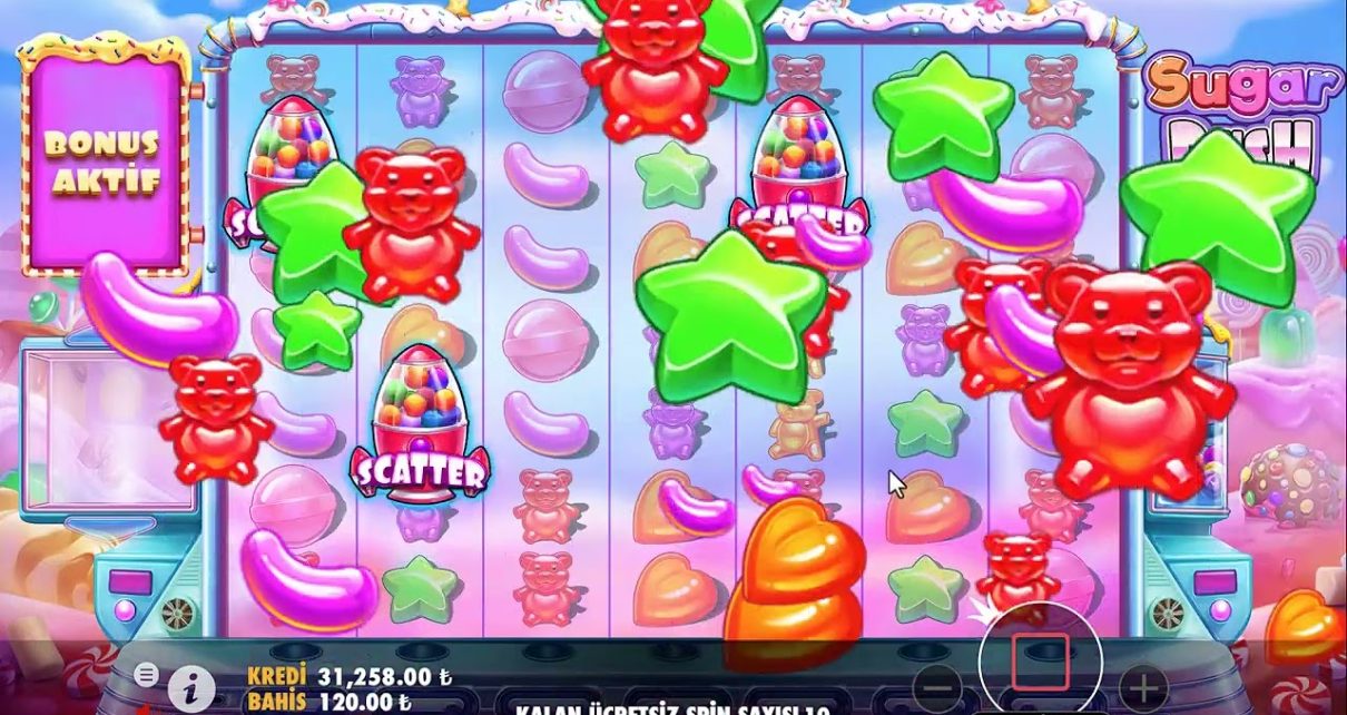 SlotOyunları l SugarRush Efsane Para Kazandırdı , Kısa Sürede Vurgun #casino #slot #pragmaticplay