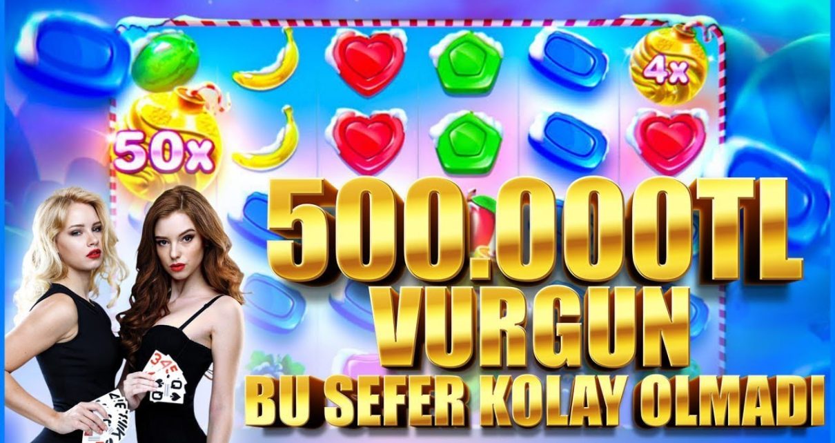 Sweet Bonanza | 500.000 TL Kazanç Sonuna Kadar Zorladım | #sweetbonanza #sweetbonanza100x #casino