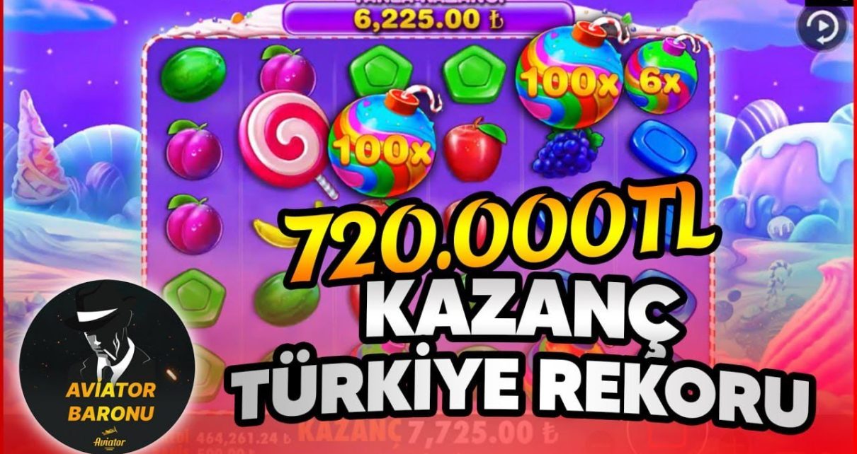 Sweet Bonanza | 720.000 TL KAZANÇ Zirve Bizim!! | #sweetbonanzarekor #slotvideoları #casino