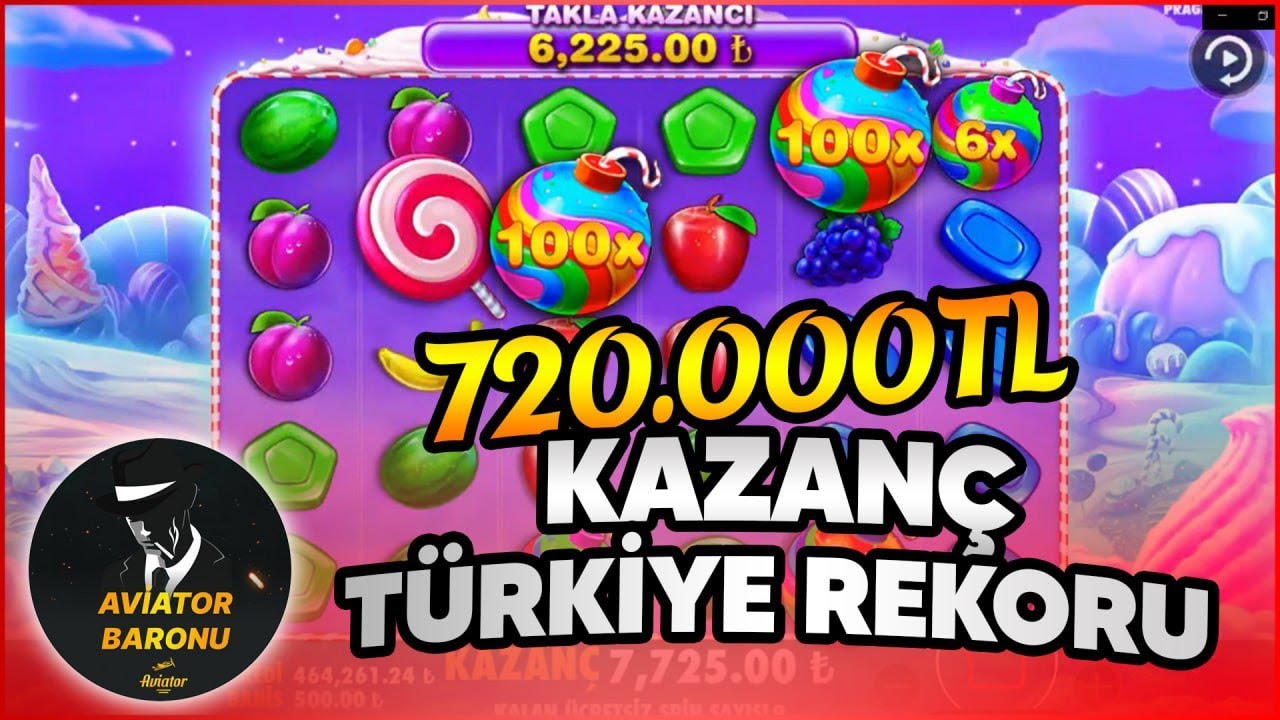 Sweet Bonanza | 720.000 TL KAZANÇ Zirve Bizim!! | #sweetbonanzarekor #slotvideoları #casino