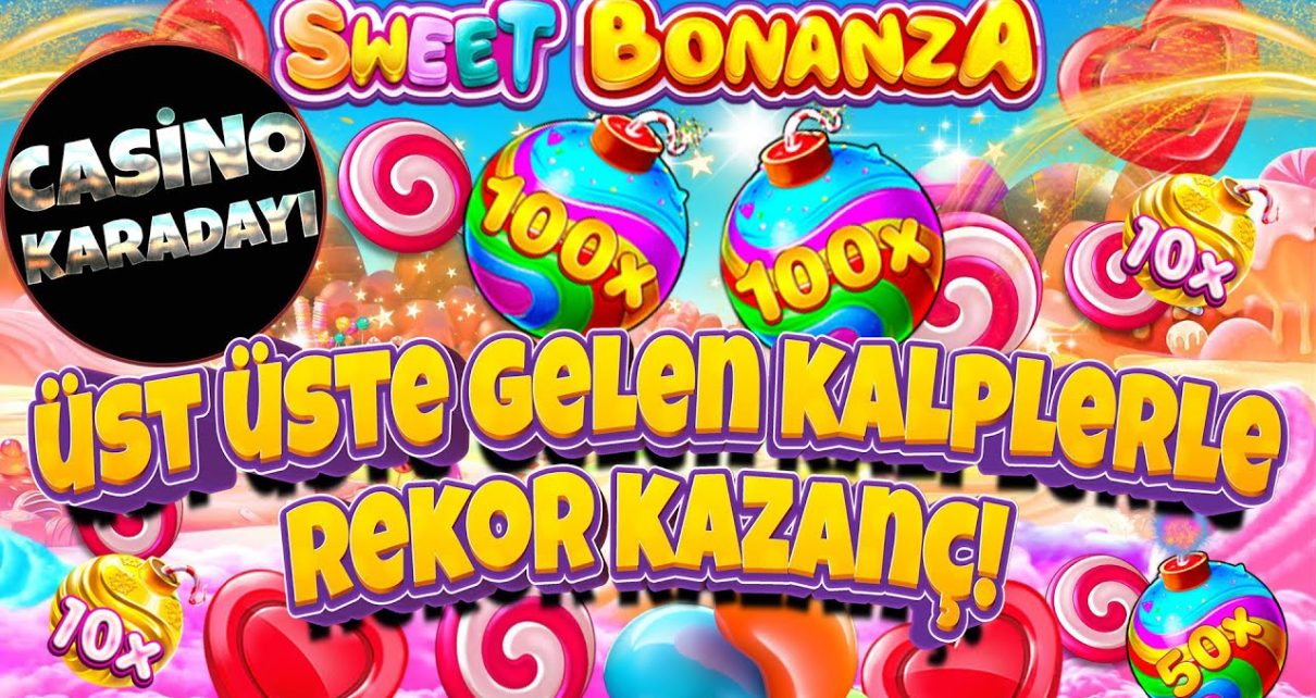 Sweet Bonanza | KALPLERLE REKOR KAZANÇ | BIG WIN #sweetbonanzarekor #bigwin #slot