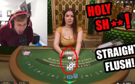 THE MOST RIDICULOUS BLACKJACK RUN EVER !!! | Xposed