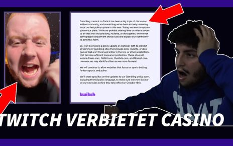 TWITCH VERBIETET CASINO | TANZVERBOT, UNGE, MCKY, POKIMANE UND CO REAGIEREN!