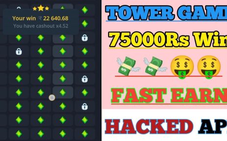 Tivit Bet Earn 75000Rs In 10 Minutes |Tivit Bet Earning |Online Casino existent Money |Tower Game Trick