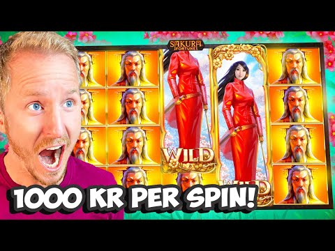 Vi satsar 50 000 kr på Sakura Fortune hos Unibet Casino