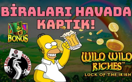 ?#WildWildRiches'ta Biralar Akıp Gitti! – Leon Gambling #slot #casino #slotoyunlarıizle  #slotvideo