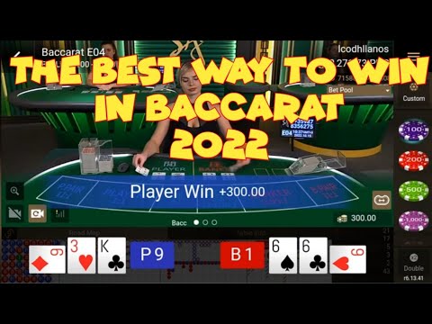 BEST STRATEGY TO WIN IN BACCARAT | BACCARAT SESSION | ONLINE CASINO