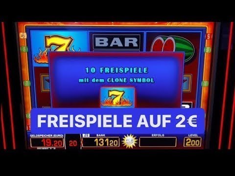 Clone Bonus 2€ fach mit 7 viele Freispiele Merkur Magie Casino Automat Spielhalle Spielothek Novo