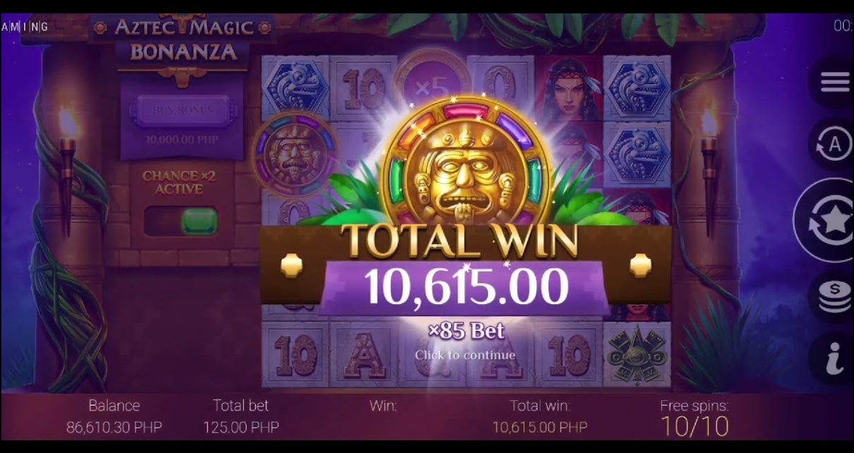 Crazy Win 86x in Aztec magic bonanza! Online casino in Philippines for existent money 2022