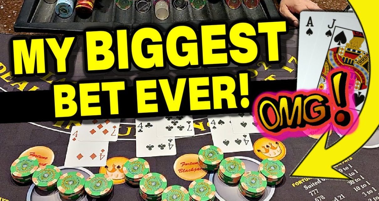 ⚠ DO non MISS THIS!!! ⚠ My Biggest Bet EVER on Blackjack at a Vegas Casino