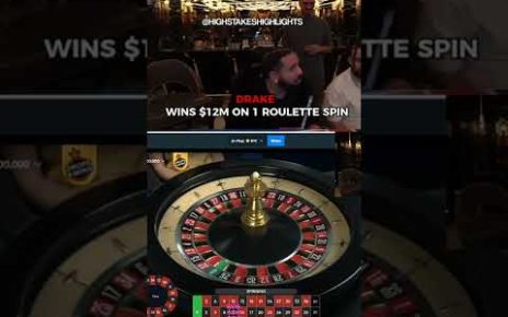 DRAKE WINS  meg ON ROULETTE! #shorts #drake #gambling #stake #onlinecasino