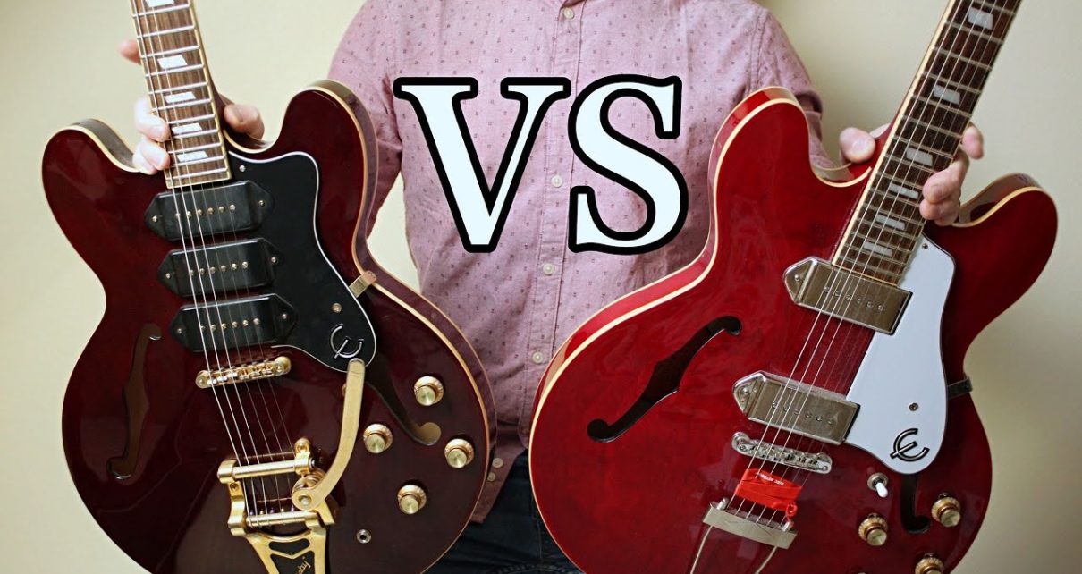 Epiphone Casino vs Epiphone Riviera Epiphone Casino vs Epiphone Riviera
