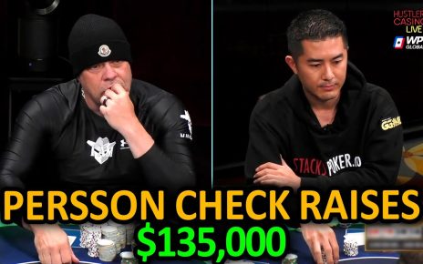 Eric Persson Battles Andy In a 3,000 Pot @Hustler Casino Live