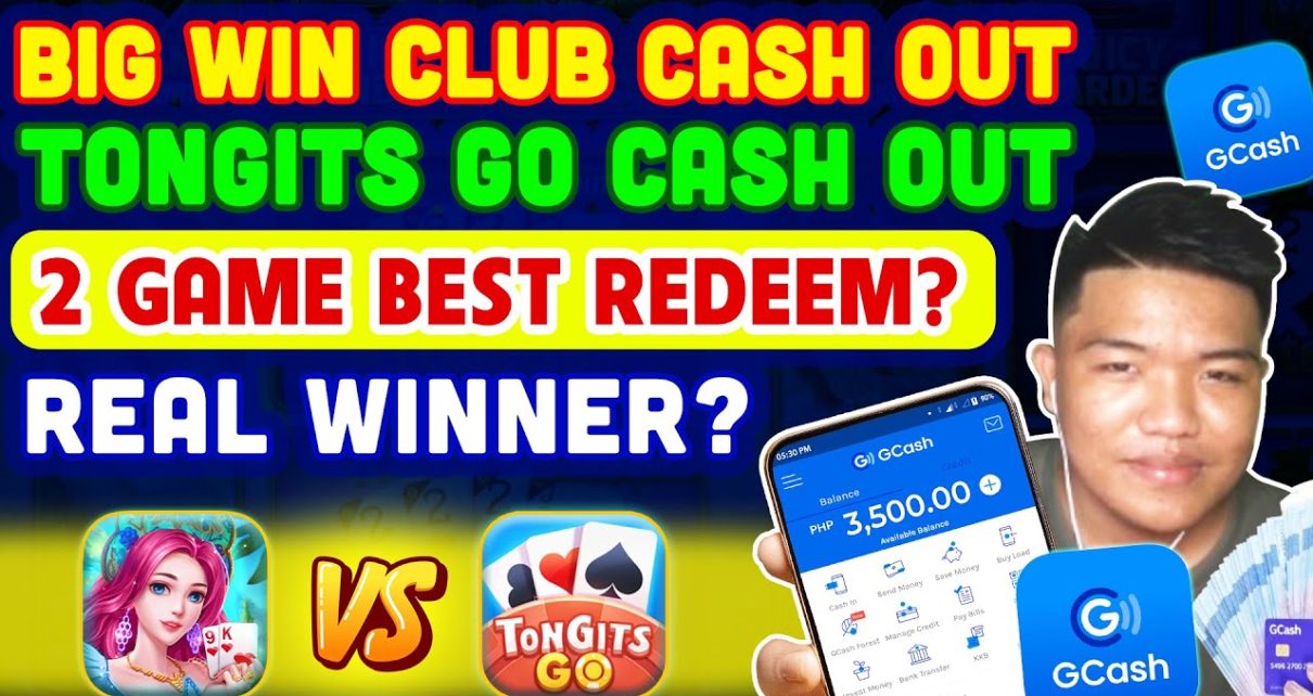 FREE GCASH: TOP 2 ONLINE CASINO EARN existent MONEY: BIG WIN CLUB VS TONGITS GO CASH OUT! WHO IS WINNER?