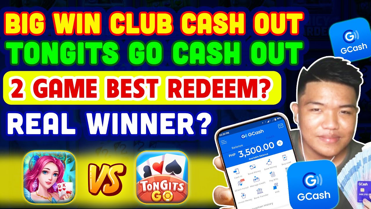 FREE GCASH: TOP 2 ONLINE CASINO EARN REAL MONEY: BIG WIN CLUB VS TONGITS GO CASH OUT! WHO IS WINNER?