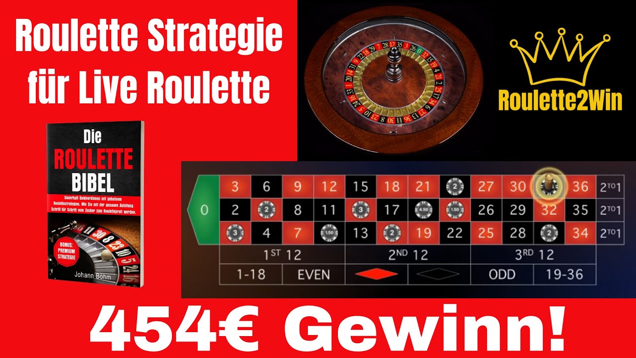 Geldverdienen im Online Casino! 454€ mit Roulettesystem – Live Roulette