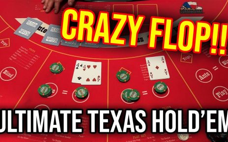 HIGH LIMIT ULTIMATE TEXAS HOLD'EM!!! POCKET PAIRS AND ACES WIN!!!