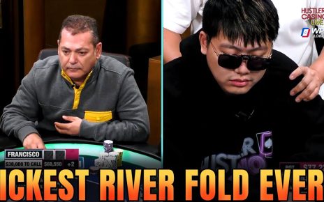 He's So Convinced This Is The Right River Decision @Hustler Casino Live