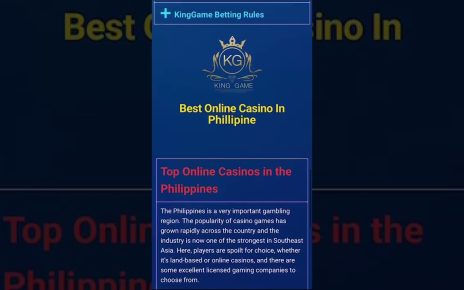 KingGame Best Online Casino Options in the Philippines(https://kg2022.ph/)