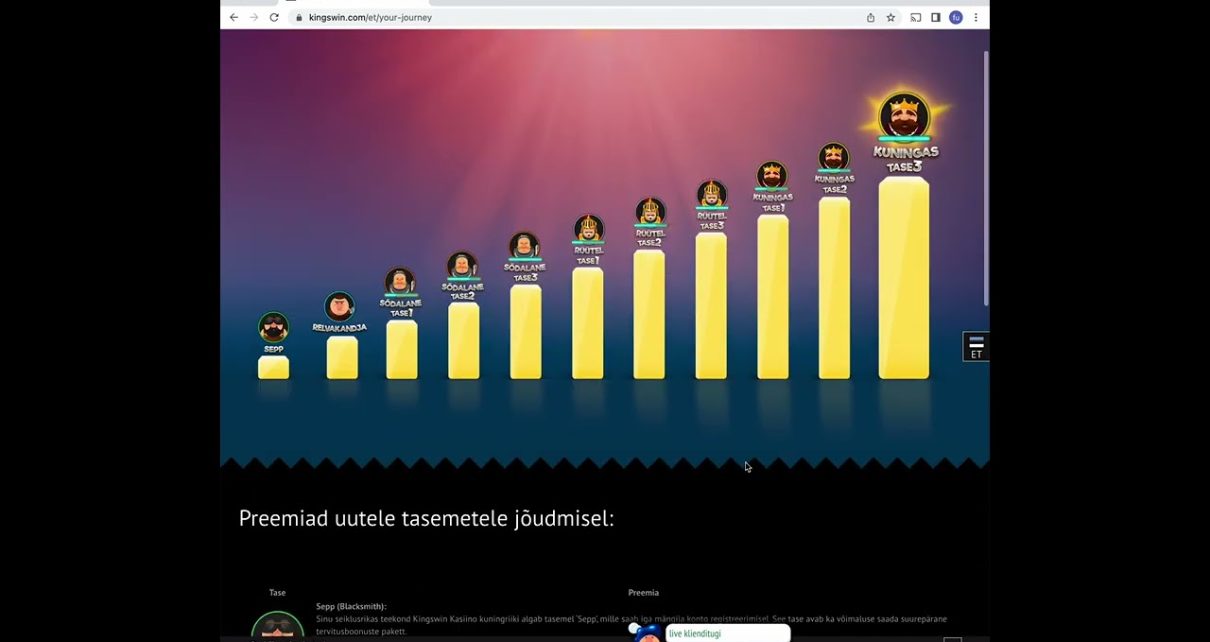 Kingswin online casino first glance