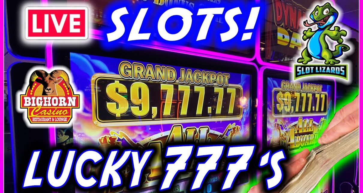 ? LIVE SLOTS! LET'S GET LUCKY AND HIT MASSIVE JACKPOTS! BIGHORN CASINO!