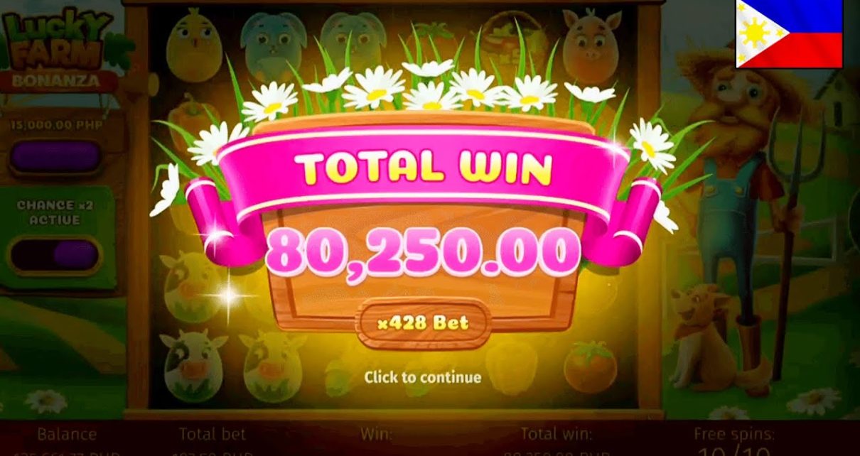 ?MEGA BIG WIN IN ONLINE CASINO IN PHILIPPINES FOR existent MONEY | Lucky farm bonanza slot