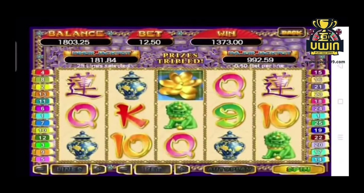 MEGA GAME | GOLDEN LOTUS SLOT BIGWIN | VWIN ONLINE CASINO