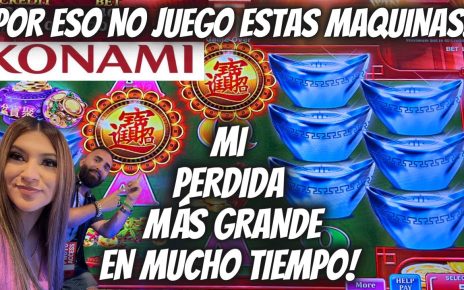 ❌ MI PERDIDA MAS GRANDE Y RAPIDA EN EL CASINO ! POR ESO NO ME GUSTA JUGAR KONAMI ? #LASVEGAS