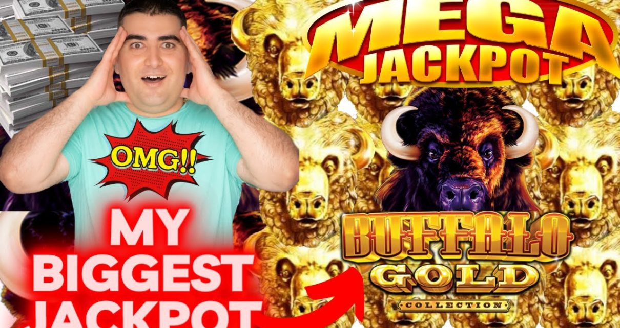 My Biggest Jackpot Ever On Buffalo Gold Slot Machine – Casino Biggest Wins