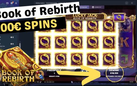 Online Casino Deutsch | Lucky Jack Book of Rebirth 20.000€ Freispiele