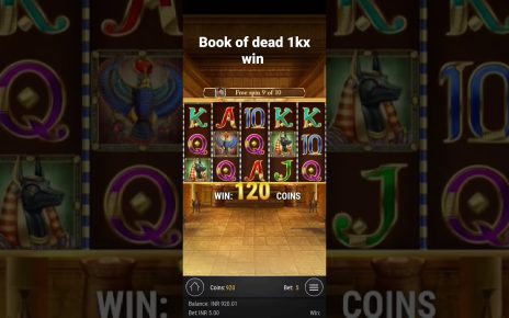 Online casino gameplay book of dead slot #Bigwin #bookofdead