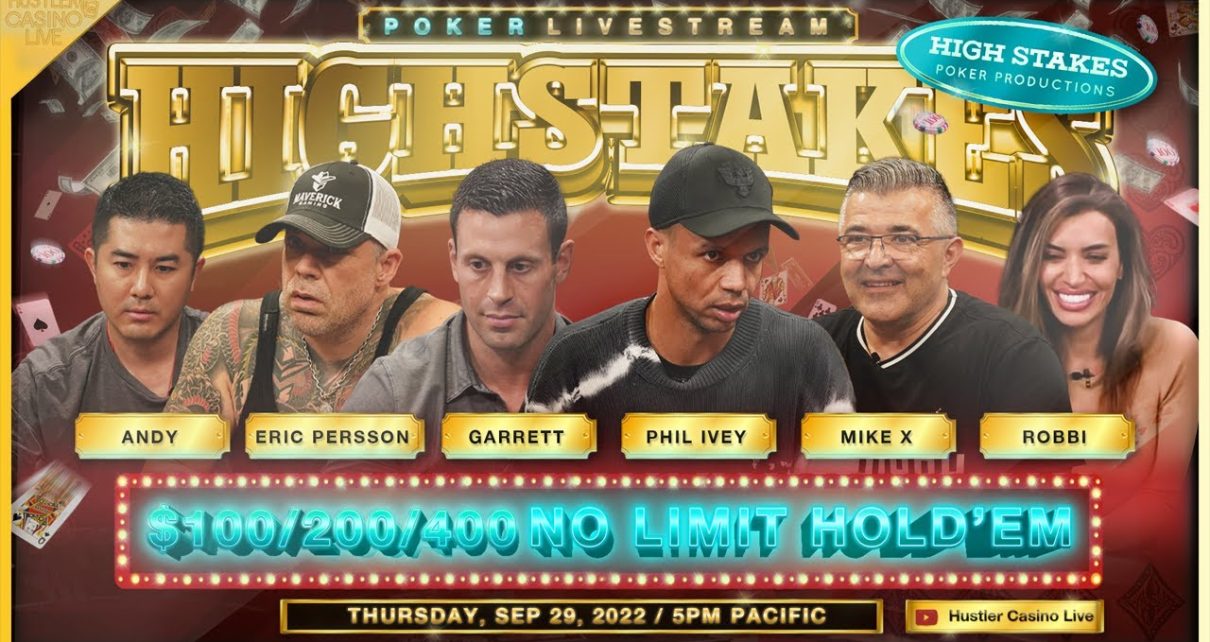 PHIL IVEY Plays SUPER HIGH STAKES 0/200/400 w/ Eric Persson, Garrett, Andy, Robbi, Ryusuke
