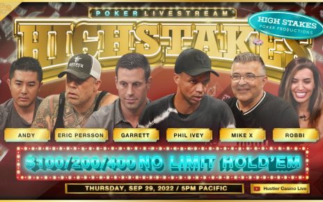 PHIL IVEY Plays SUPER HIGH STAKES 0/200/400 w/ Eric Persson, Garrett, Andy, Robbi, Ryusuke