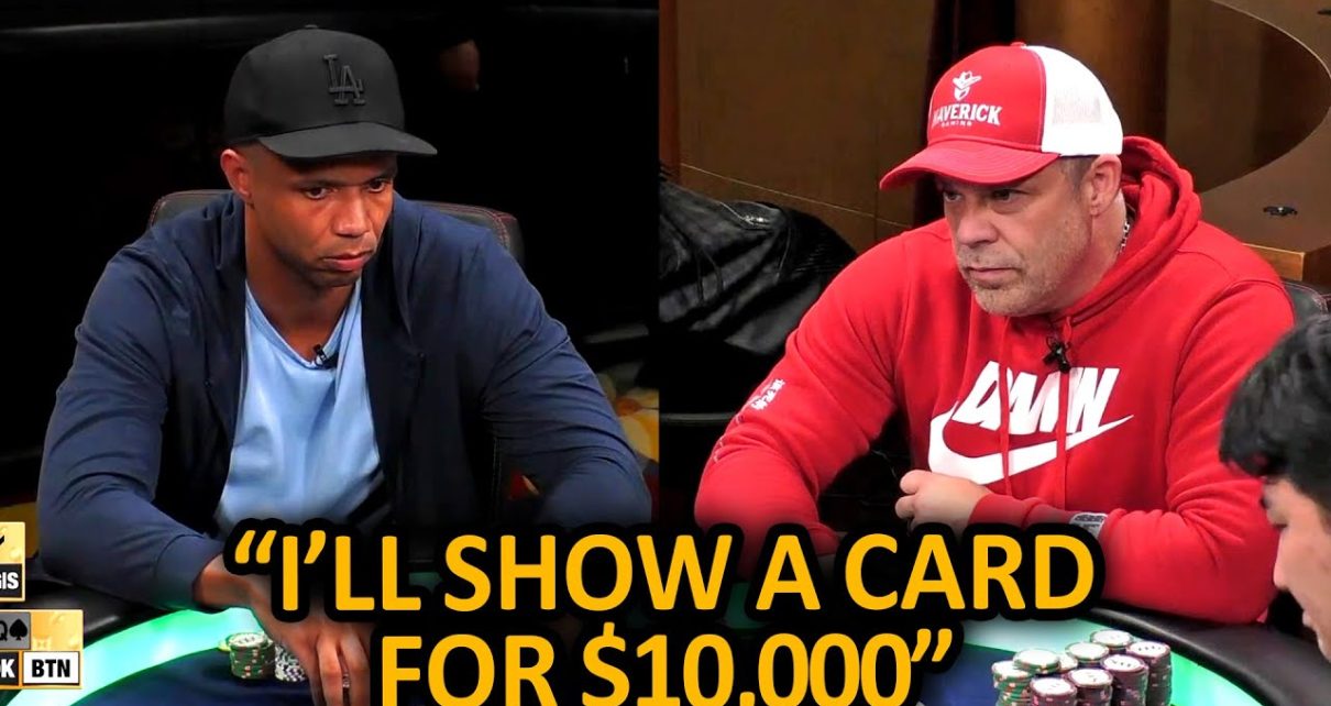 Phil Ivey Attempts 0,000 Bluff vs Eric Persson @Hustler Casino Live