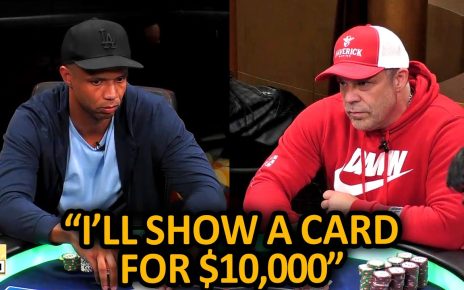 Phil Ivey Attempts 0,000 Bluff vs Eric Persson @Hustler Casino Live