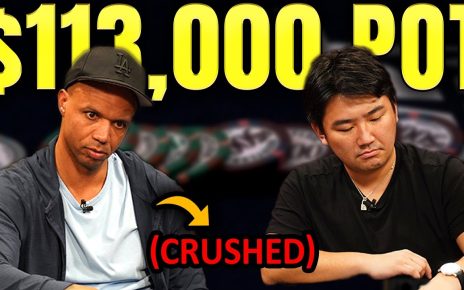 Phil Ivey Has No Idea That Opponent Has Him CRUSHED @Hustler Casino Live