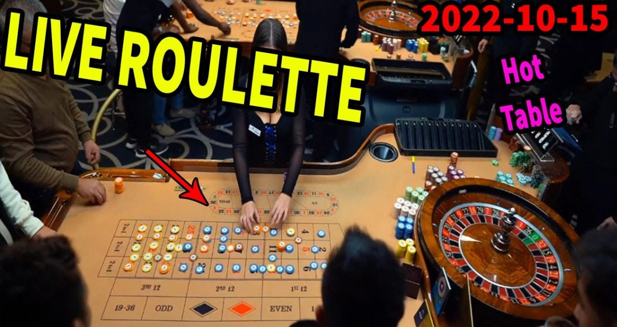 Roulette Table dark Friday Too Hot Lots of Betting Full Live Casino✔️ 2022-10-15