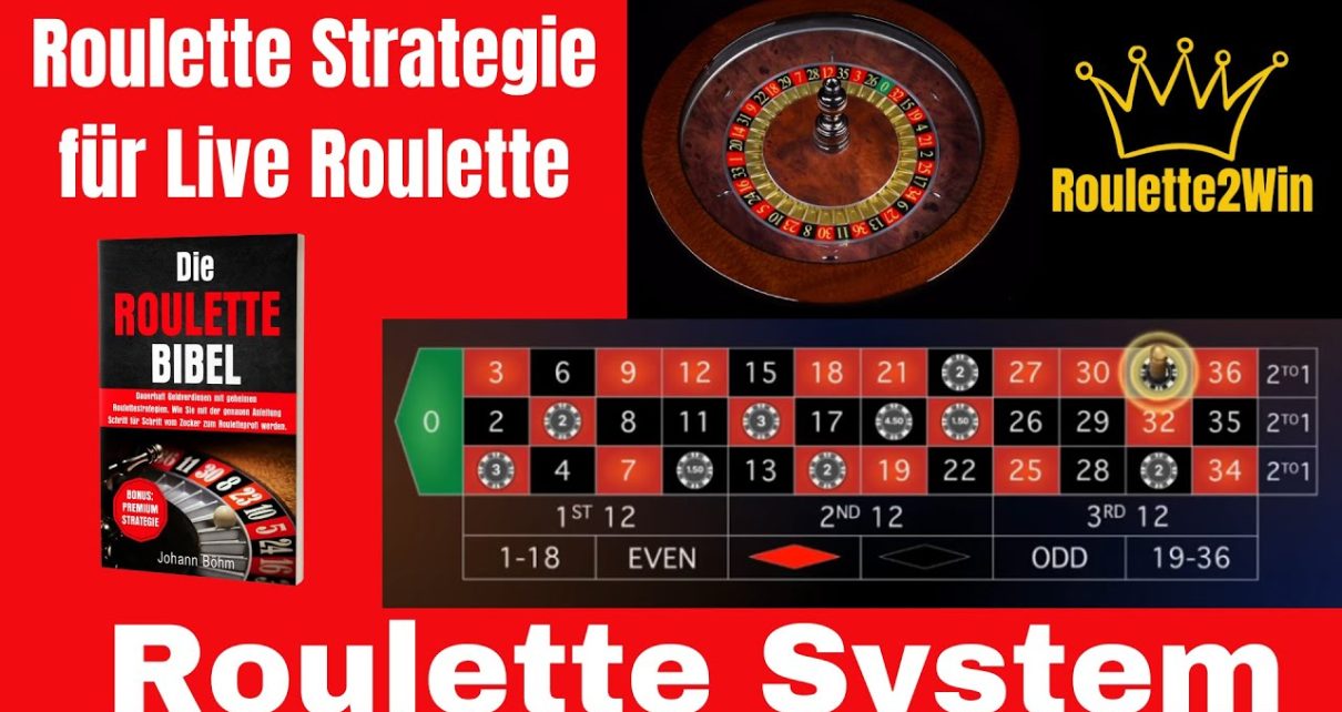 Roulettestrategie dauerhaft Geld zu verdienen! Live Roulette – online Casino