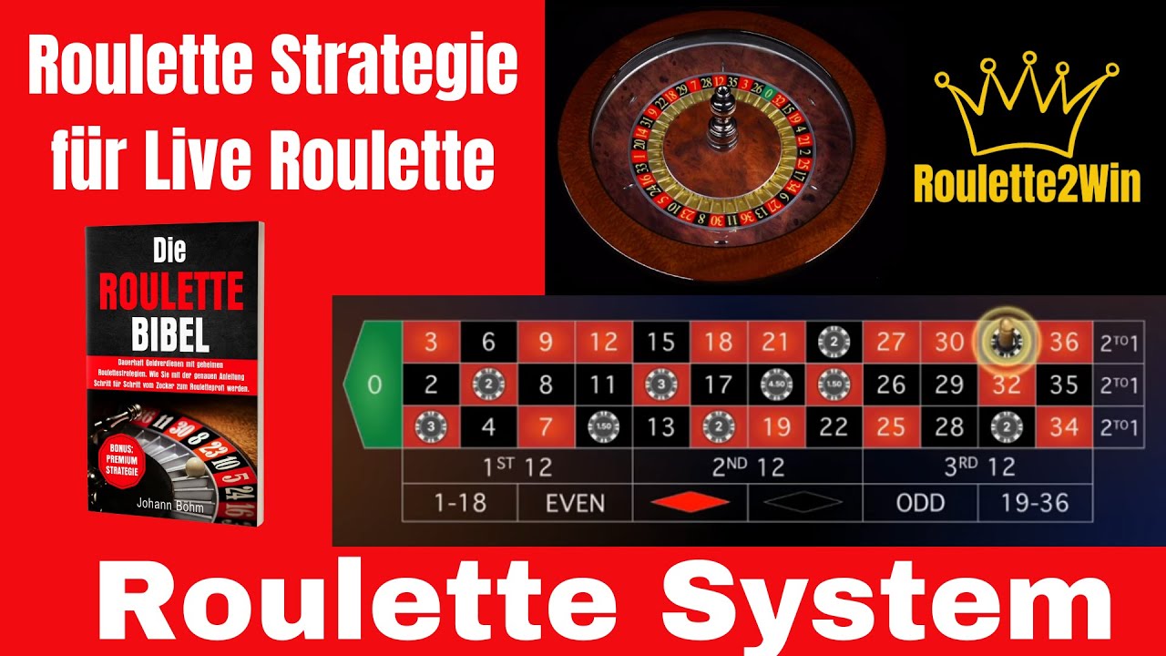 Roulettestrategie dauerhaft Geld zu verdienen! Live Roulette – online Casino