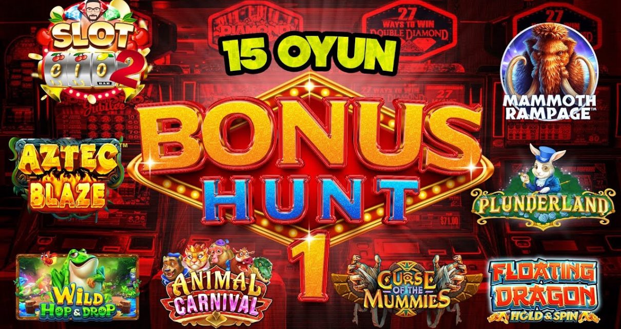 SLOT OYUNLARI ⭐✴️ 15 OYUN BONUSHUNT⭐ŞOV YAPTIK ŞOV ✴️ı