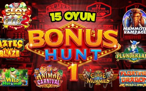 SLOT OYUNLARI ⭐✴️ 15 OYUN BONUSHUNT⭐ŞOV YAPTIK ŞOV ✴️ #slot #slotoyunları #casino