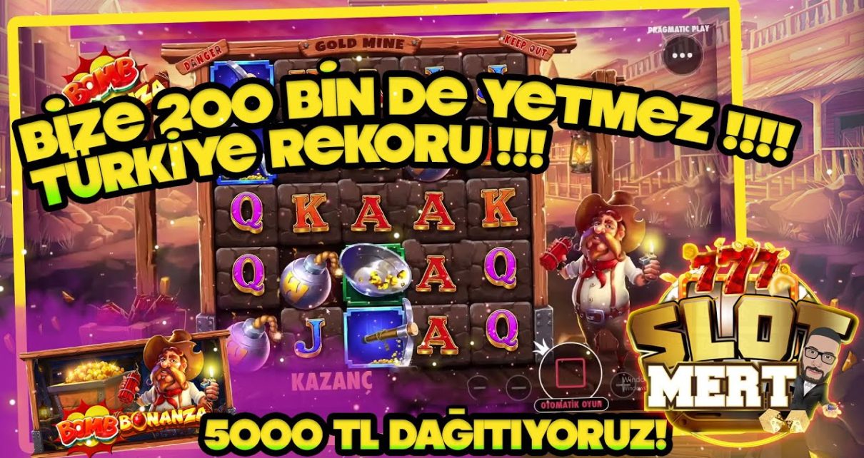 SLOT OYUNLARI ??BOMB BONANZA??10 KİŞİYE 500 TL ÖDÜL VAR ?? REKOR? #slot #slotoyunları #casino