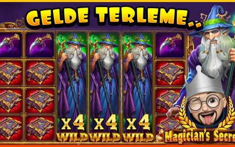 SLOT OYUNLARI ⭐⭐ MAGICIAN'S SECRETS ⭐⭐ KAZANMAK İÇİN MÜCADELE ETTİK ⭐⭐#slot #slotoyunları #casino