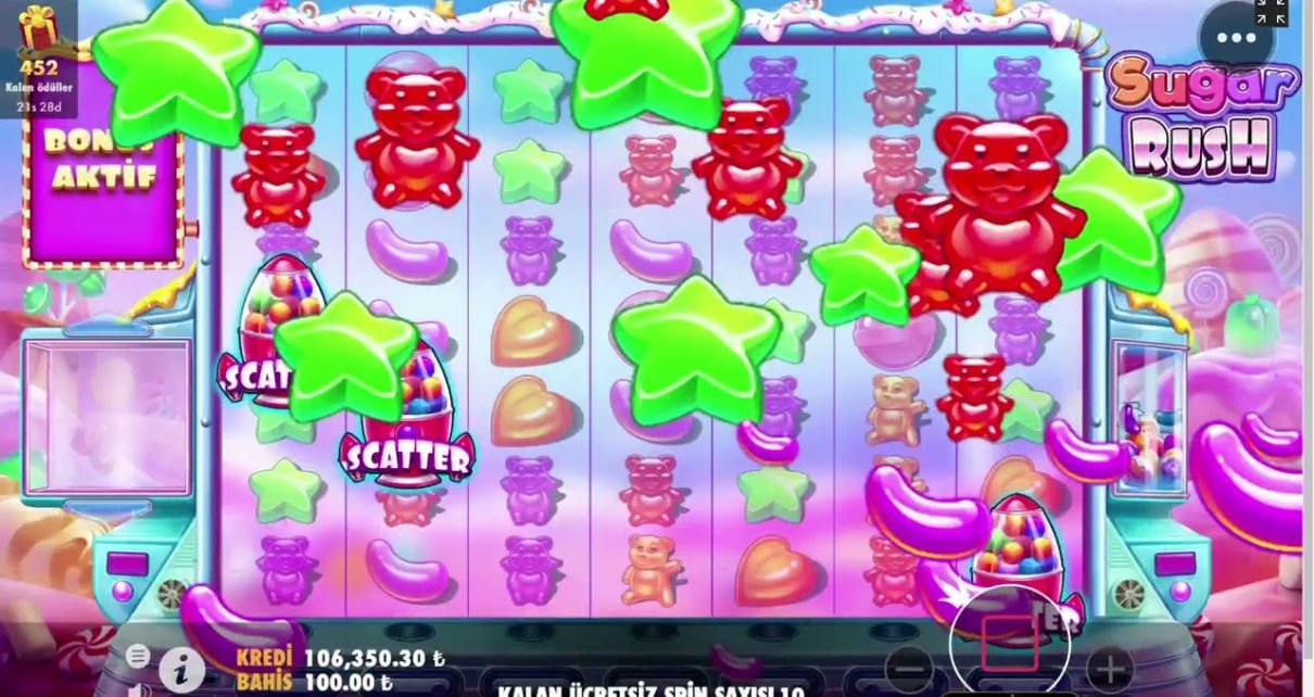 SLOT OYUNLARI ? SUGAR RUSH ? EFSANE ÖDÜYOR KOŞUN ?ı