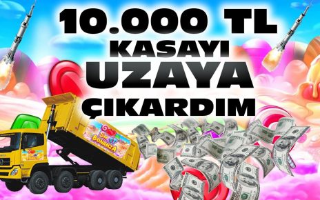 SWEET BONANZA | 10.000 TL KASAYI UZAYA ÇIKARDIM..! | #slot #casino #slotoyunları #çekiliş