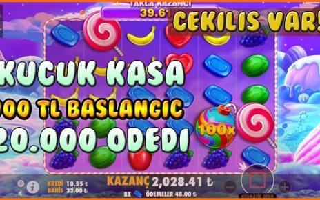 SWEET BONANZA | KÜÇÜK KASAYA 20K ALDIK | ÇEKİLİŞ VAR #slot #casino #slotoyunları #sweetbonanza